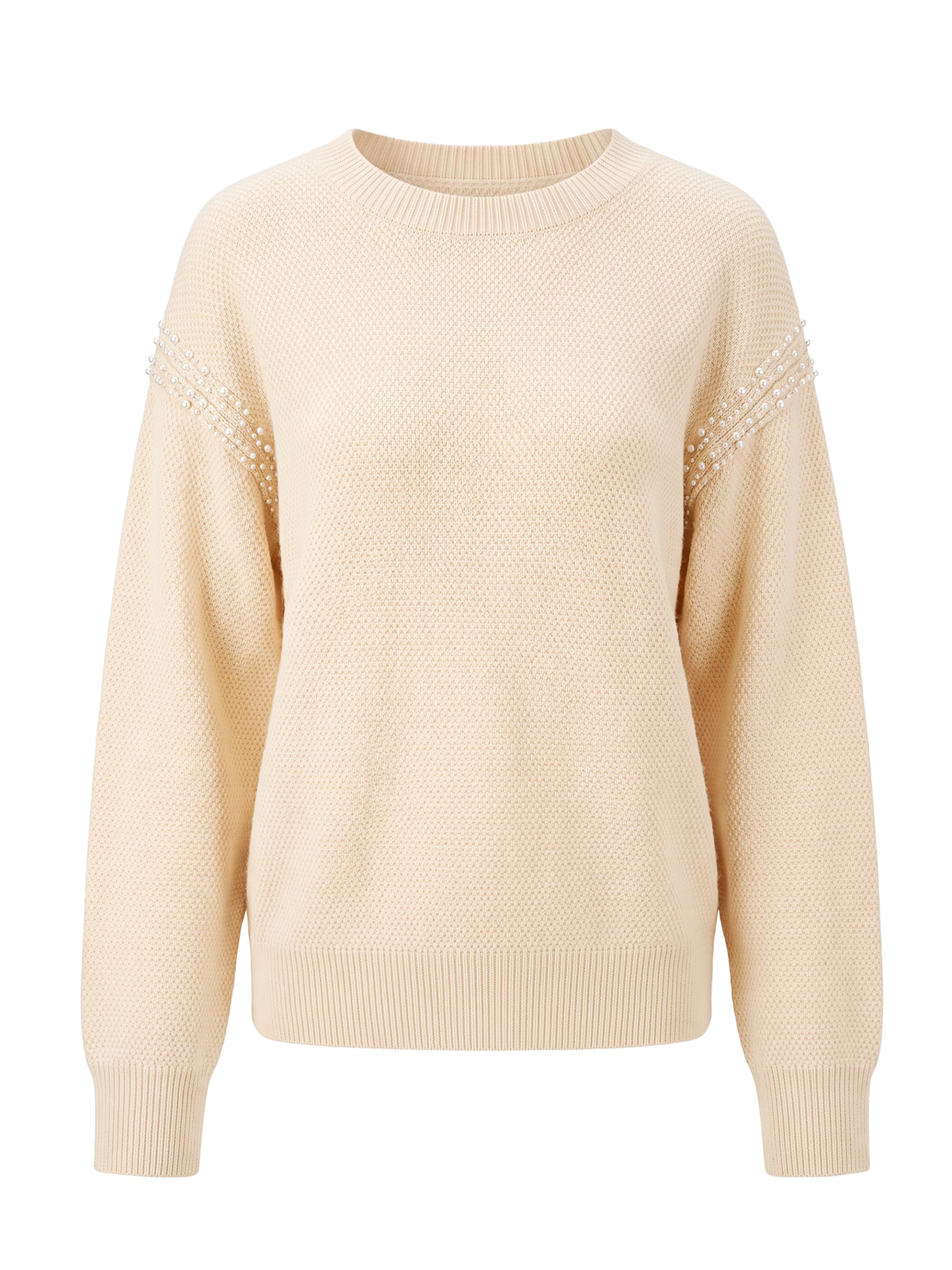Imily Bela Pullover in Beige: Vorderseite