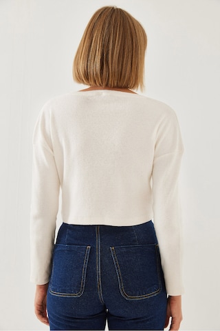 Pull-over Bianco Lucci en blanc