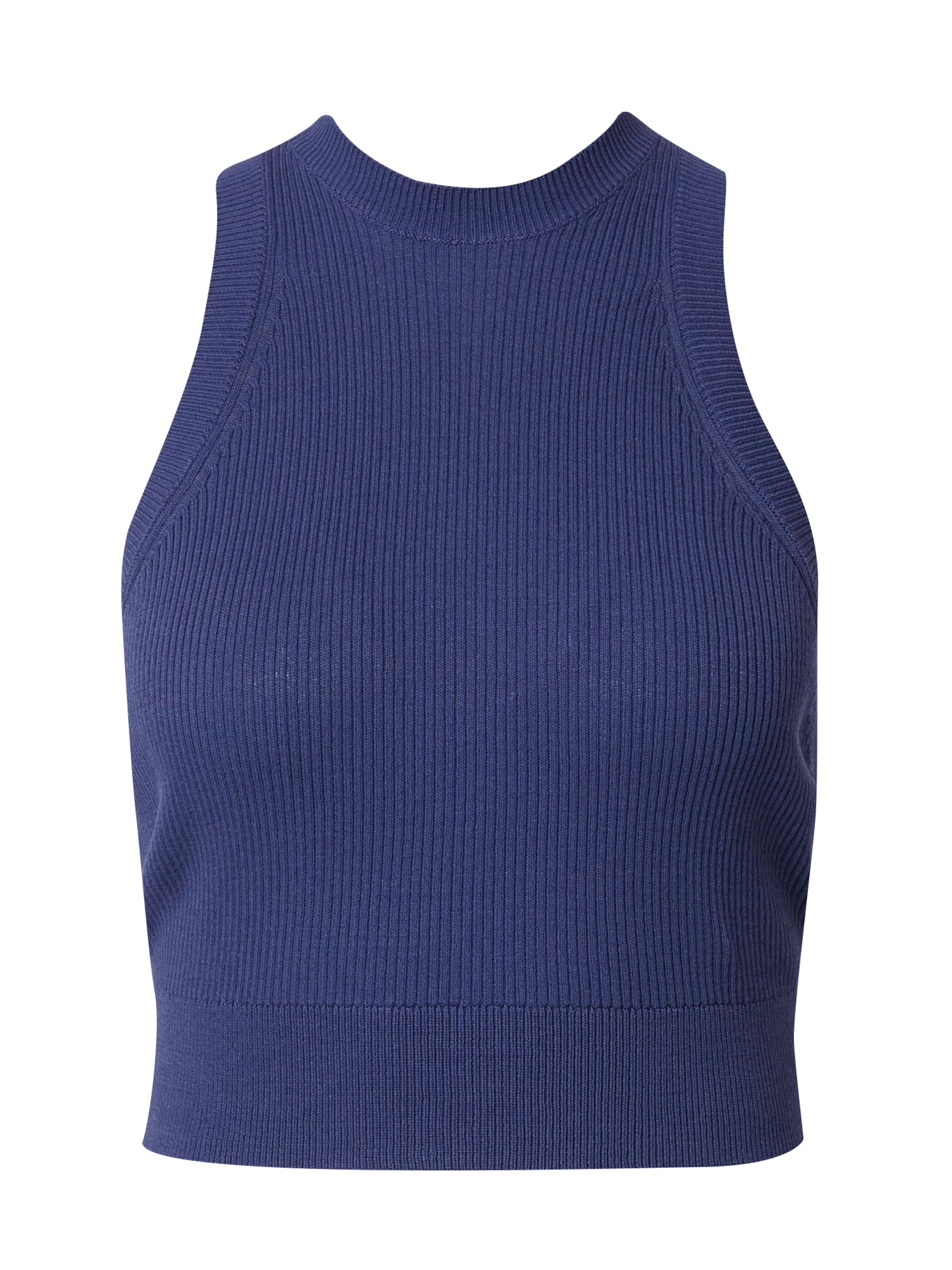 OBJECT - Top de punto 'LEYSA' en azul: frente