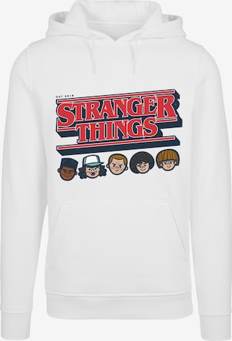 F4NT4STIC Sweatshirt 'Stranger Things Netflix TV Series' in Wit: voorkant