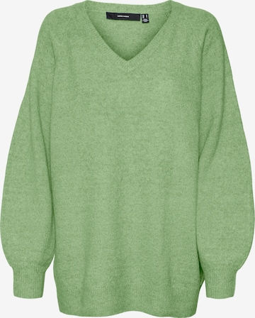 Pull-over 'LEAF' VERO MODA en vert : devant