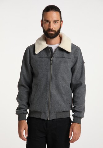 DreiMaster Vintage Between-Season Jacket in Grey: front