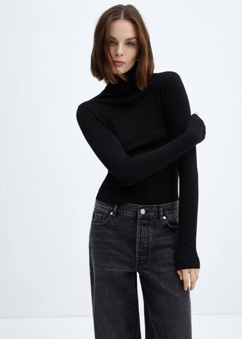 MANGO Loosefit Jeans 'Massy' in Schwarz