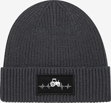 Youth Designz Beanie 'Heartbeat Traktor' in Grey: front