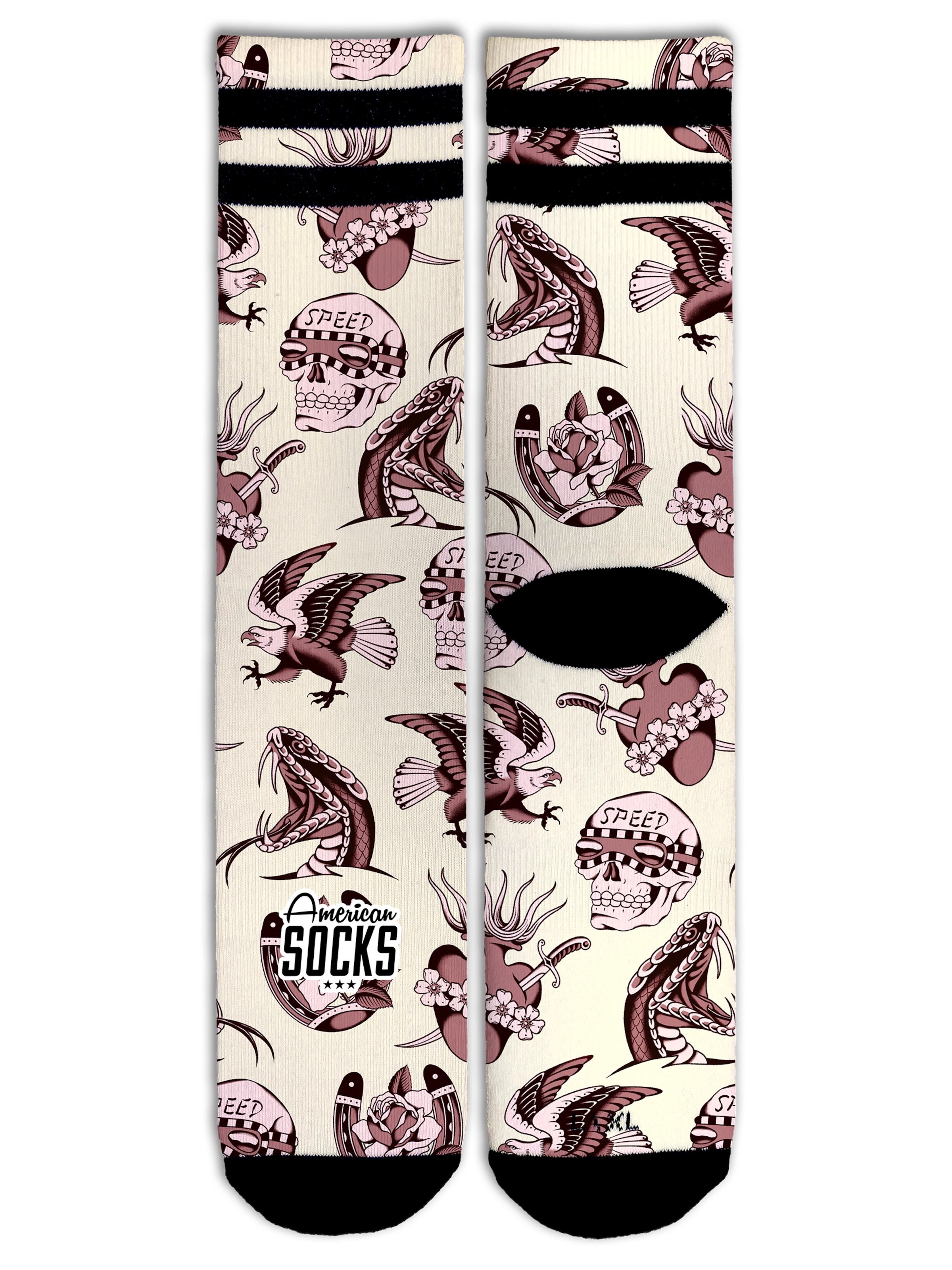 American Socks Socken 'Nitro Fury - Mid High'‌‌‌‌‌‌‌ in Gelb