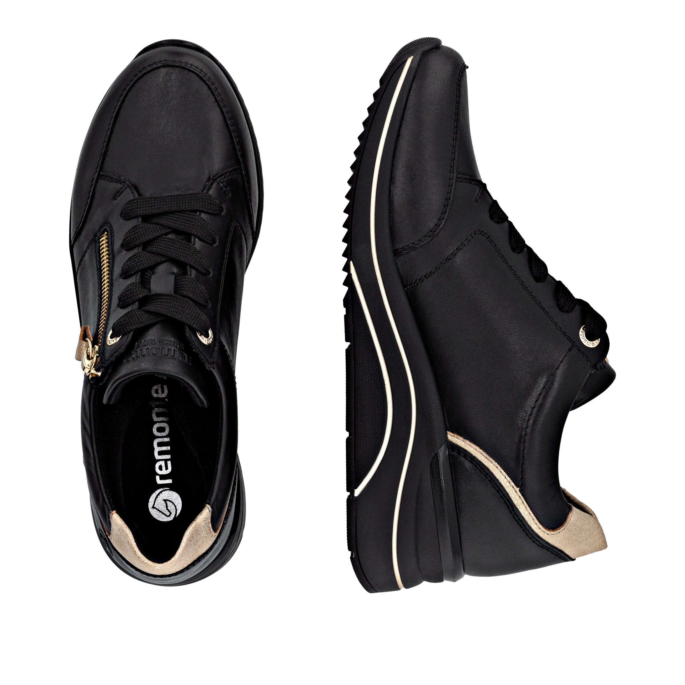 Baskets basses REMONTE en noir