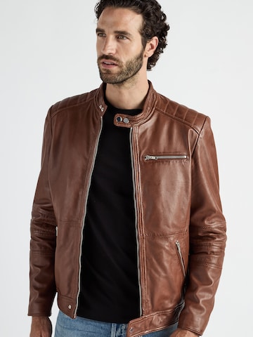 Veste mi-saison JCC en marron