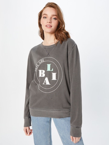 Sweat-shirt 'Bali' Travel Girl en gris : devant