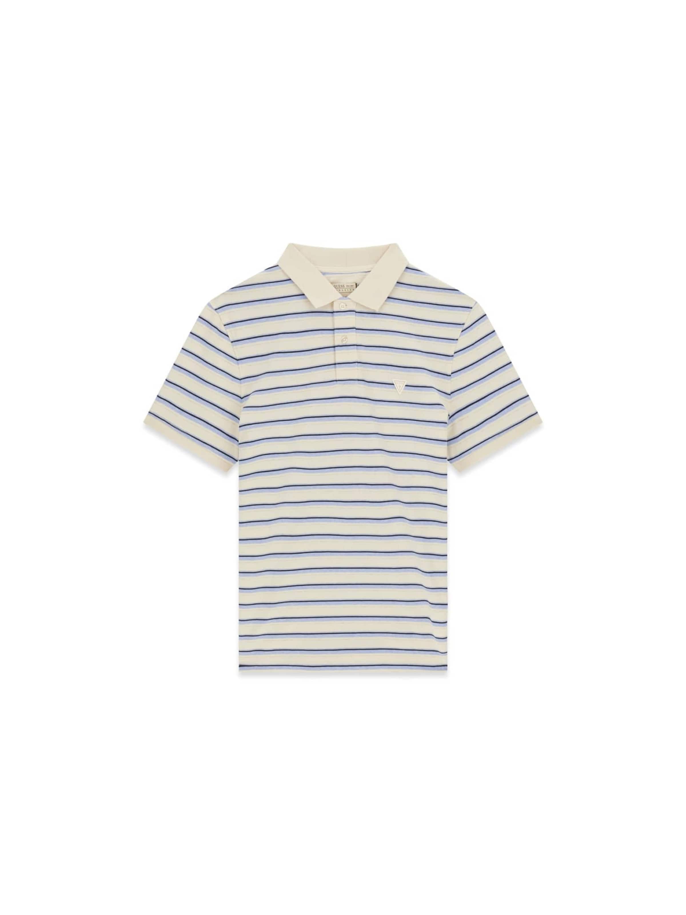 GUESS Poloshirt in XS in navy / hellblau / wollweiß, Produktansicht