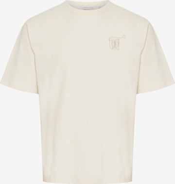 Casual Friday - Camisa ' CFARCHER print ' em branco: frente