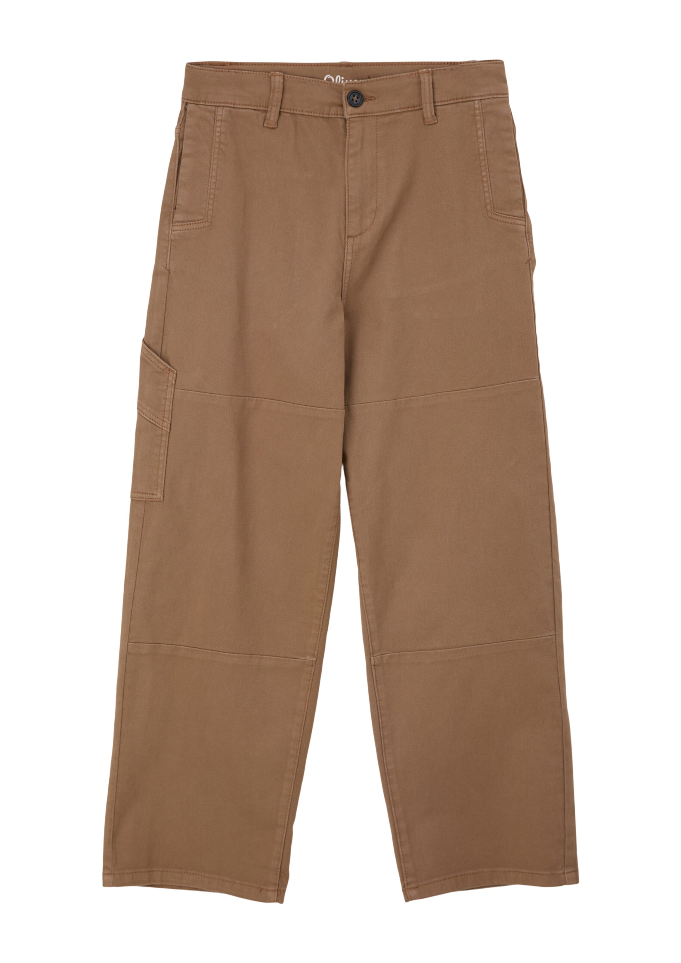 s.Oliver Regular Trousers in Brown: front