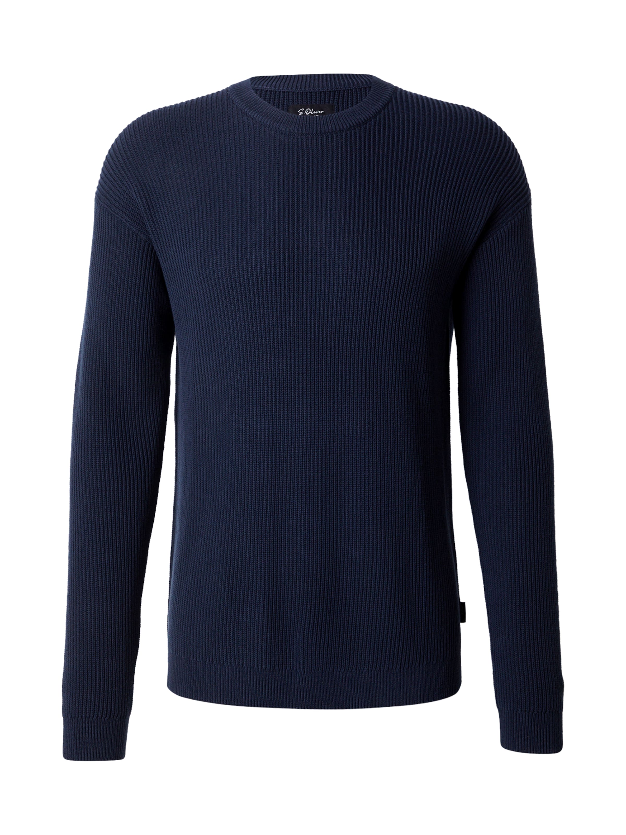 s.Oliver BLACK LABEL Πουλόβερ σε μπλε: μπροστά