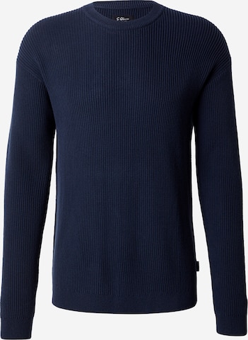 Pull-over s.Oliver BLACK LABEL en bleu : devant