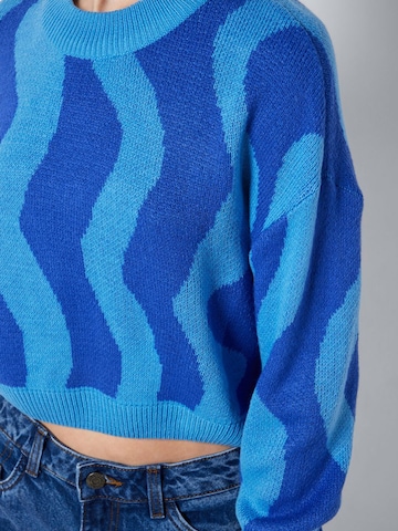 Noisy may Sweater 'COSMIC' in Blue