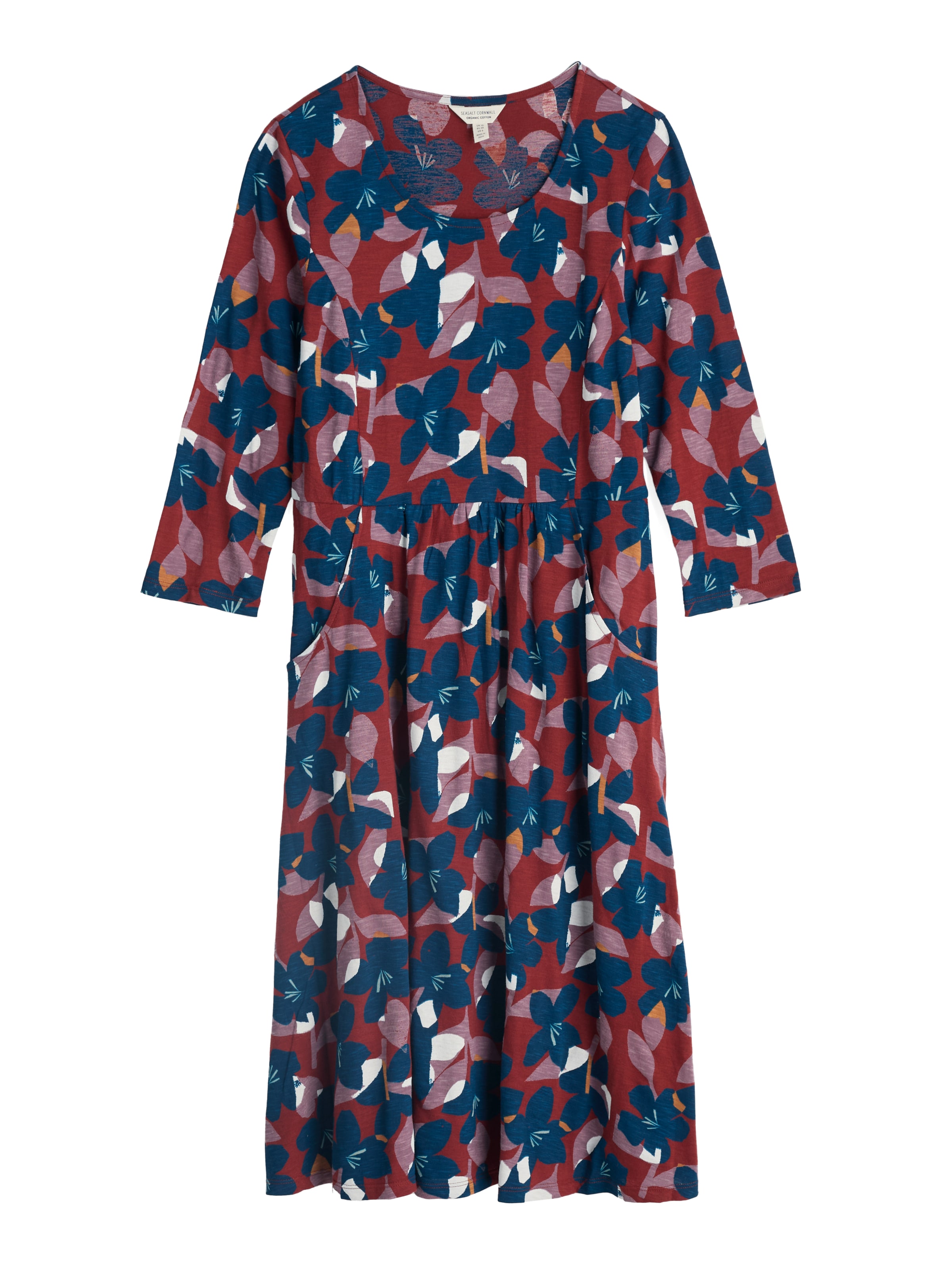 Seasalt Cornwall Šaty – modrá: přední strana