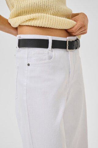 Wide Leg Jean 'Louis' My Essential Wardrobe en blanc