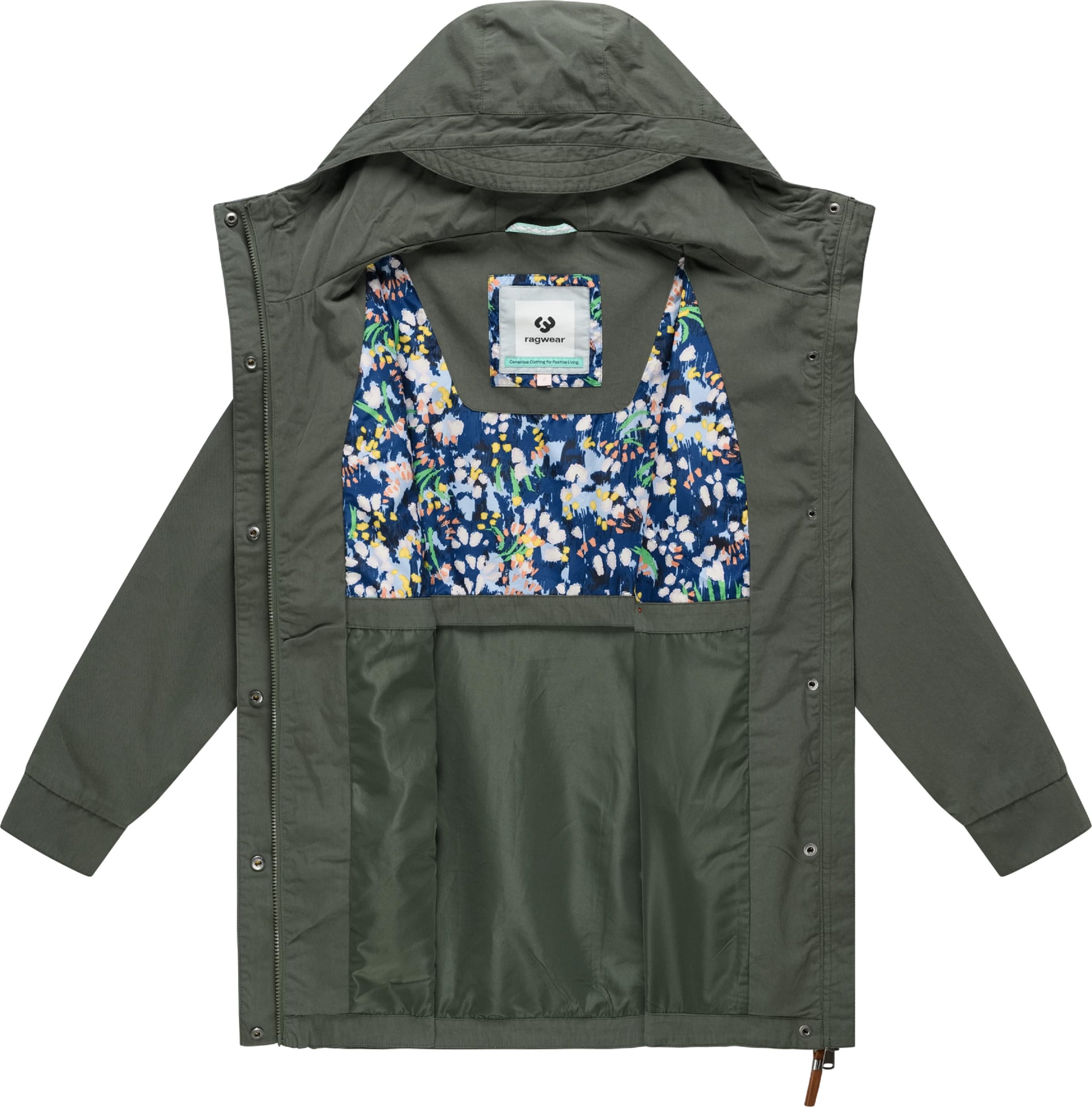 Ragwear Tussenmantel 'Lamyja B' in Groen