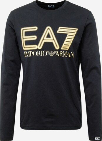 EA7 Emporio Armani Shirt in Black: front