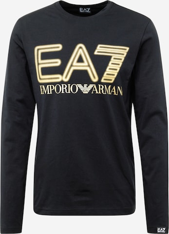 EA7 Emporio Armani - Camiseta en negro: frente