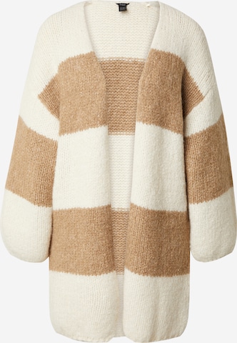 Lindex Knit Cardigan 'Wilma' in Beige: front