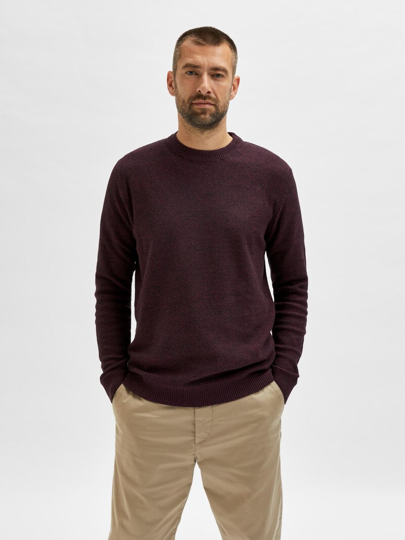 Sweaters SELECTED HOMME Crew-necks Bordeaux