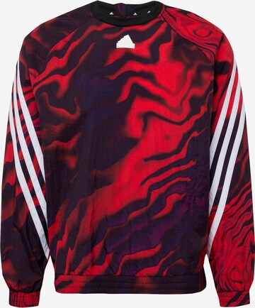 sarkans ADIDAS SPORTSWEAR Sportiska tipa džemperis 'Future Icons Graphic': no priekšpuses