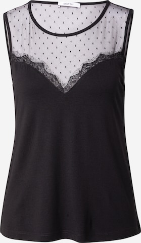 ABOUT YOUTop 'Janina' - crna boja: prednji dio