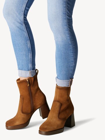 Tamaris Bootie in Brown: front