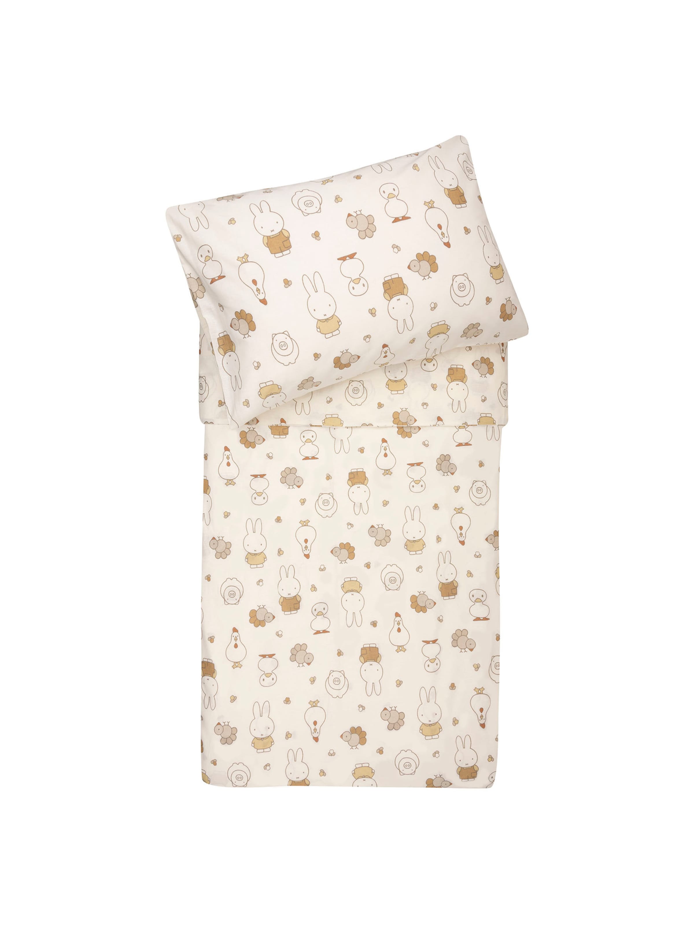 Jollein Duvet cover in Beige: front