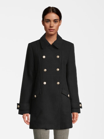 Orsay Between-Seasons Coat 'Clashmil' in Black: front