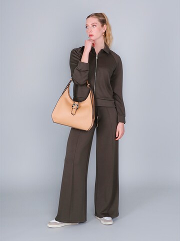 CAFè NOIR Shoulder bag in Brown: front