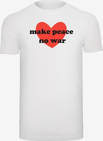 T-Shirt 'Peace' Merchcode en blanc : devant
