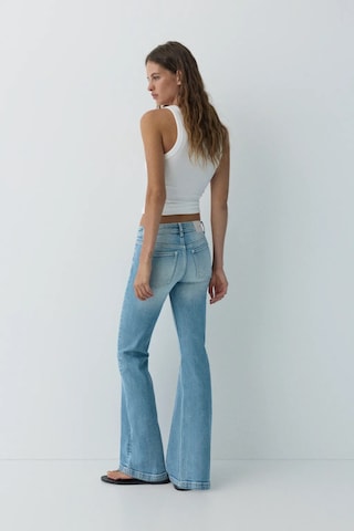 Pull&Bear Дънки Bootcut Дънки в зелено