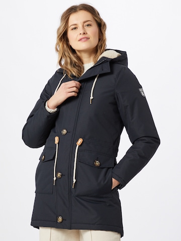 Derbe Between-seasons parka 'Festland Friese' in Blue: front