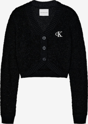 Calvin Klein Jeans Neuletakki värissä musta: edessä