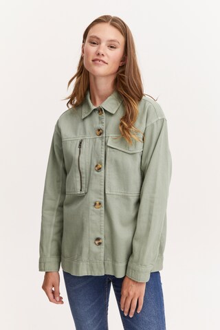 Oxmo Between-Season Jacket 'Tami' in Green: front