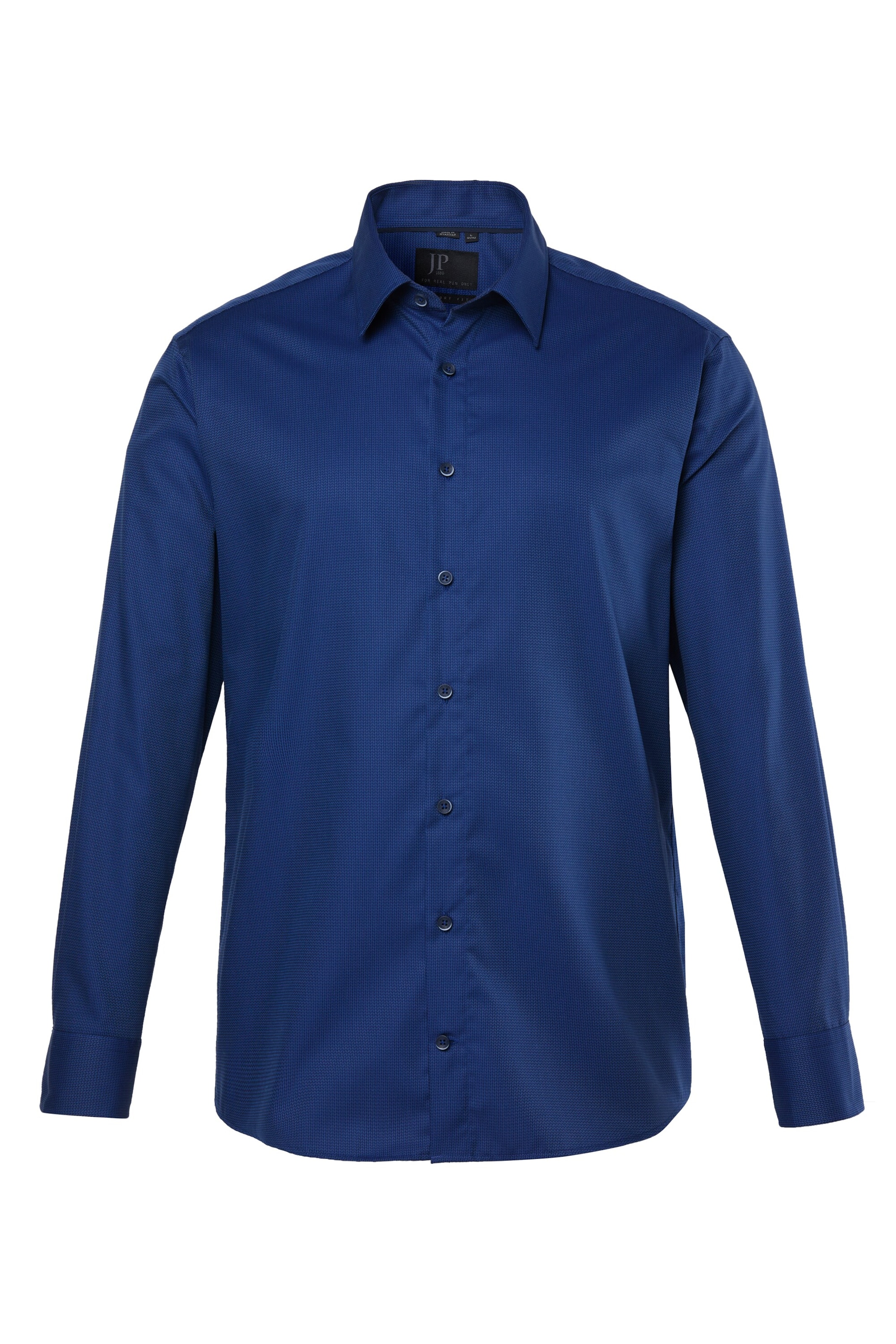 JP1880 Overhemd in Blauw: voorkant