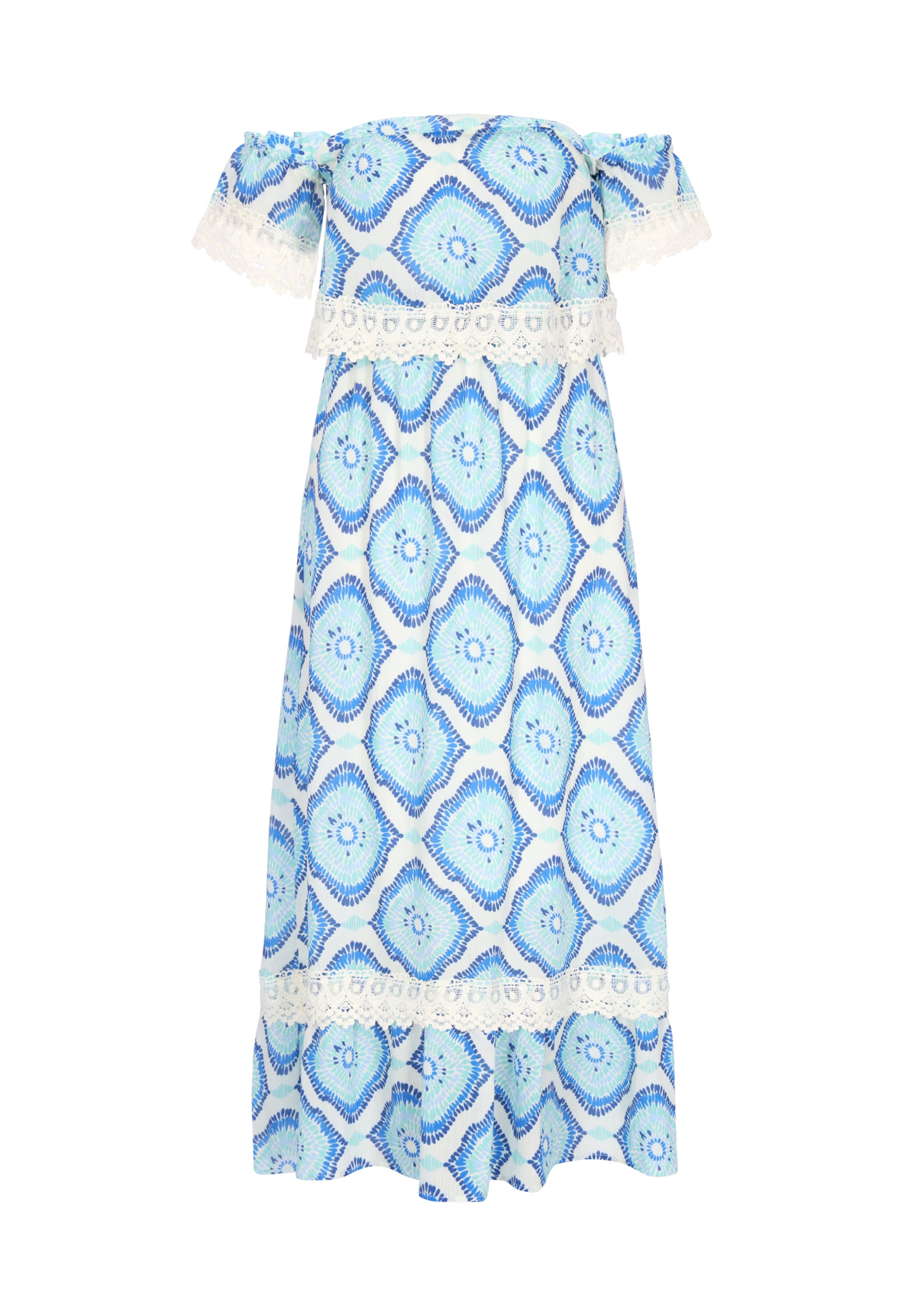 IZIA - Vestido 'Festival' en azul: frente