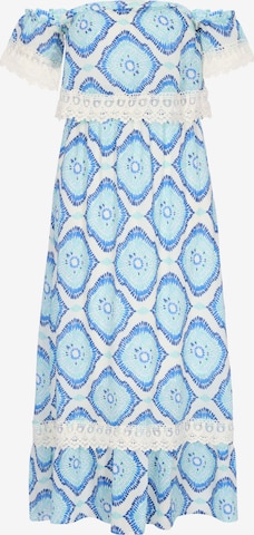 IZIA - Vestido 'Festival' en azul: frente