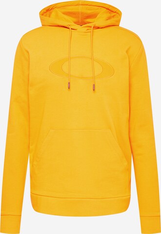 OAKLEY Sports sweatshirt 'ELLIPSE' in Yellow: front