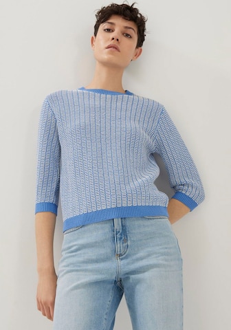 Someday Sweater in Blue: front