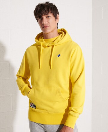 Superdry Sweatshirt in Yellow: front
