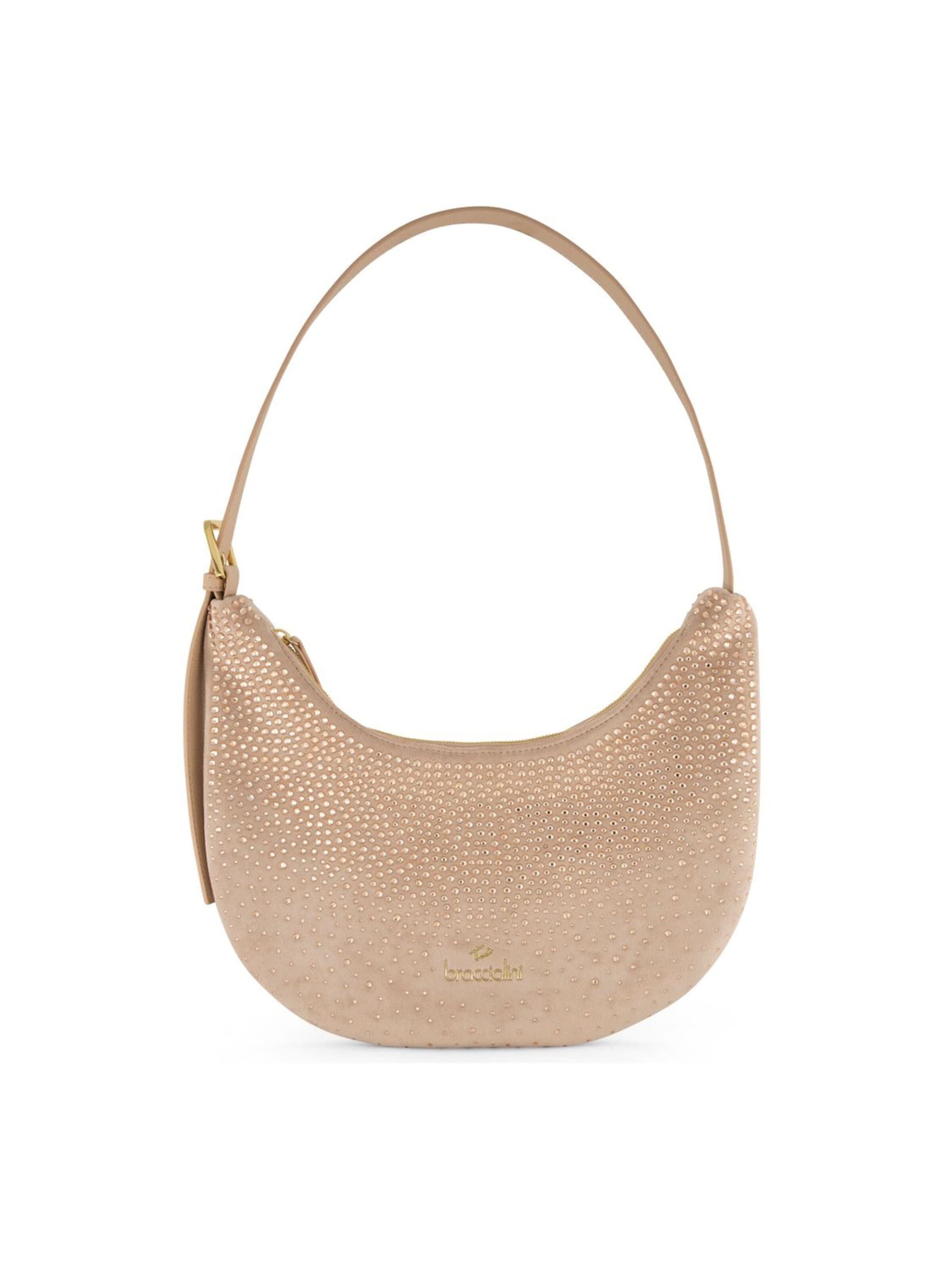 Braccialini - Bolso de hombro 'Beth Strass' en rosa: frente