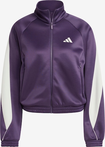 Jachetă de trening 'STADIUM' de la ADIDAS SPORTSWEAR pe mov: față