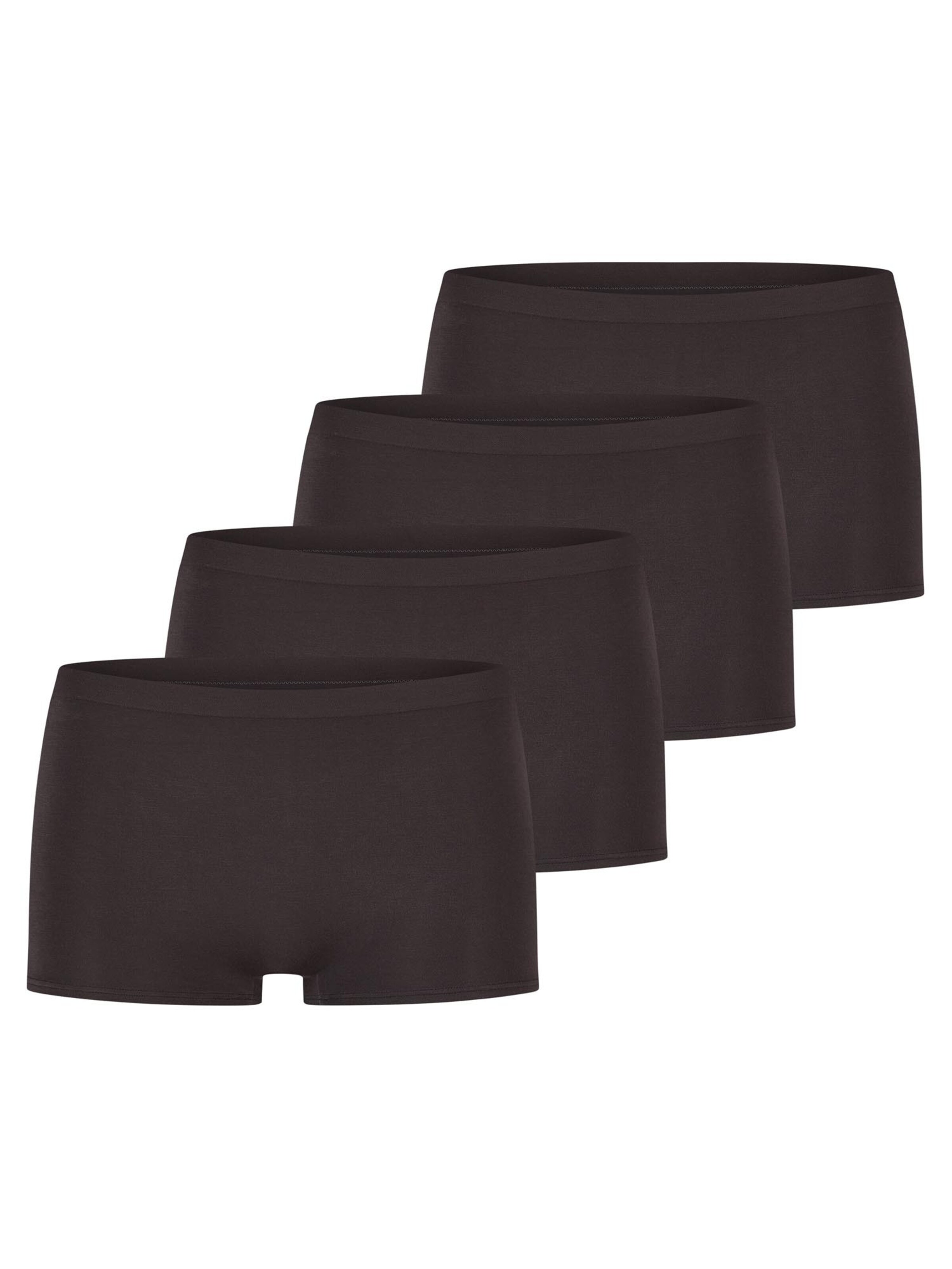 SLOGGI Boyshorts 'GO Sense' in Black: front