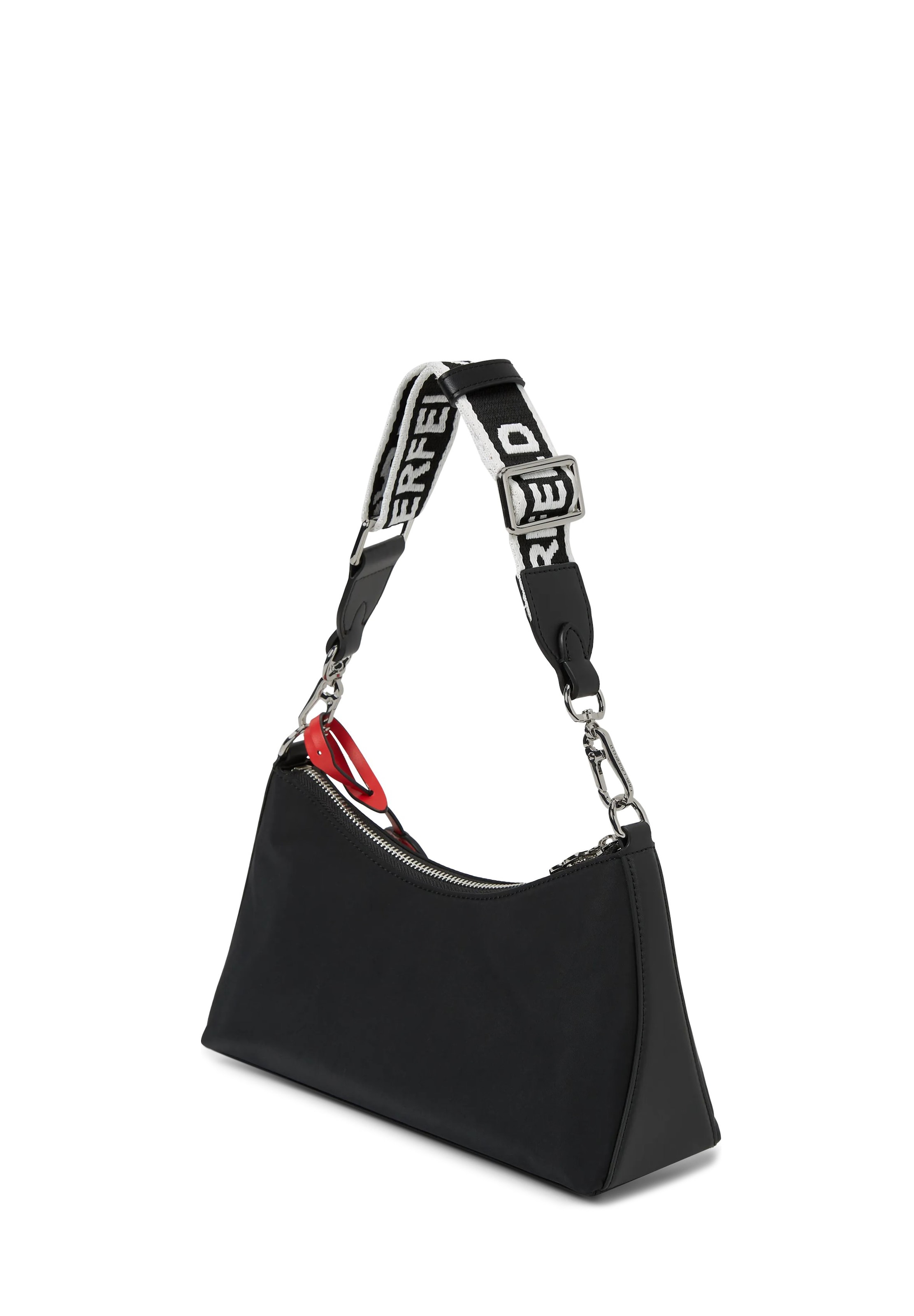 melns Karl Lagerfeld Pleca soma 'Ikon'