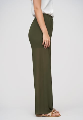 Wide leg Pantaloni di Cloud5ive in verde