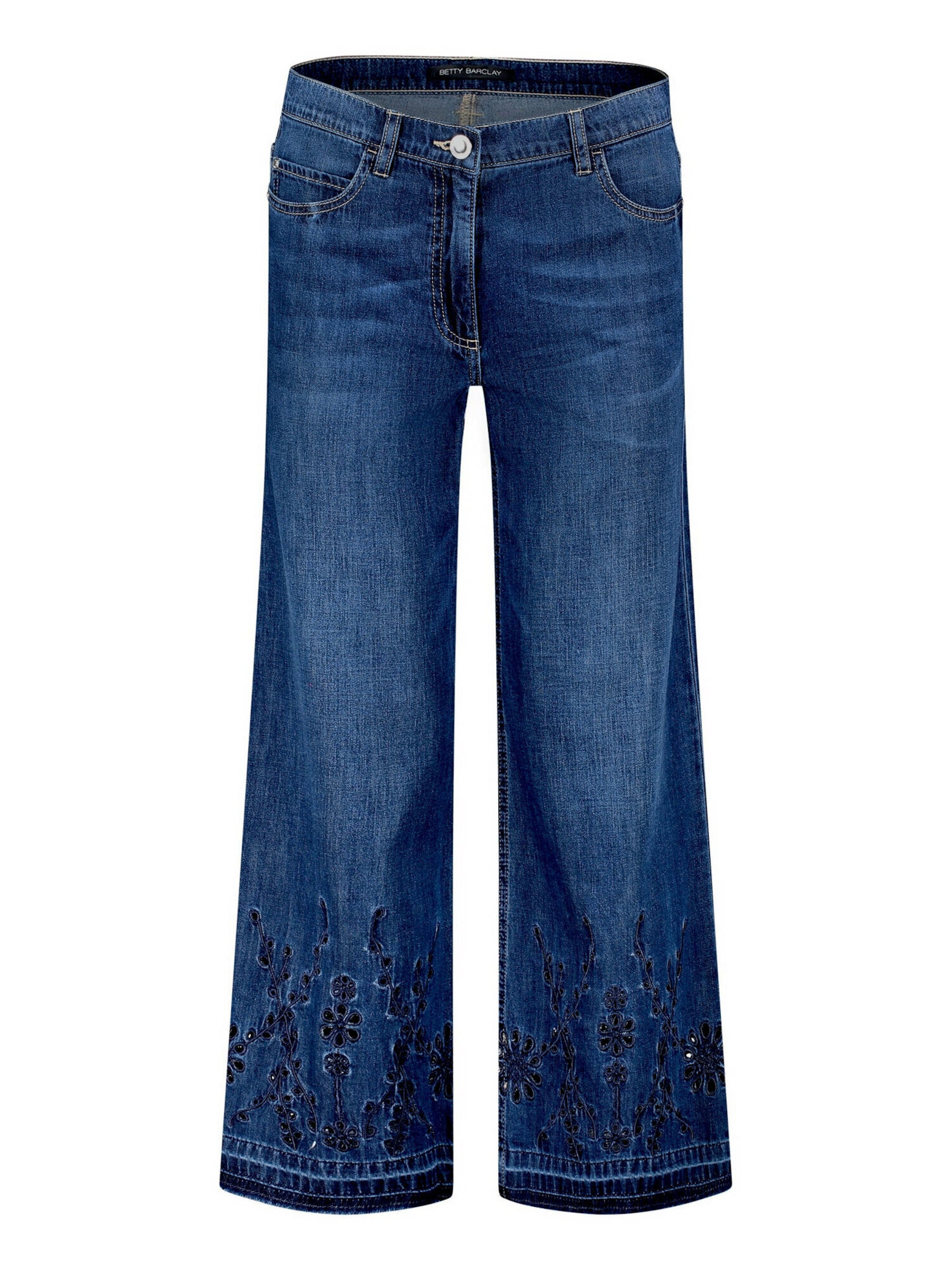 Coupe slim Jean Betty Barclay en bleu : devant