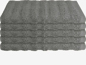 SCHIESSER Towel 'Gästetuchset Neapel' in Grey: front
