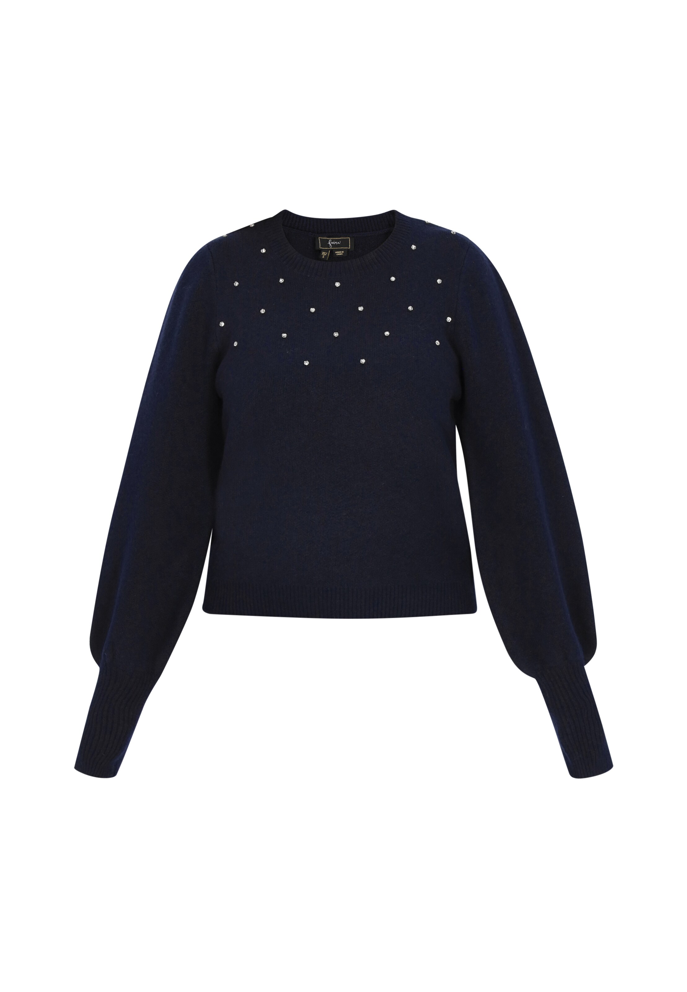 zils faina Džemperis: no priekšpuses